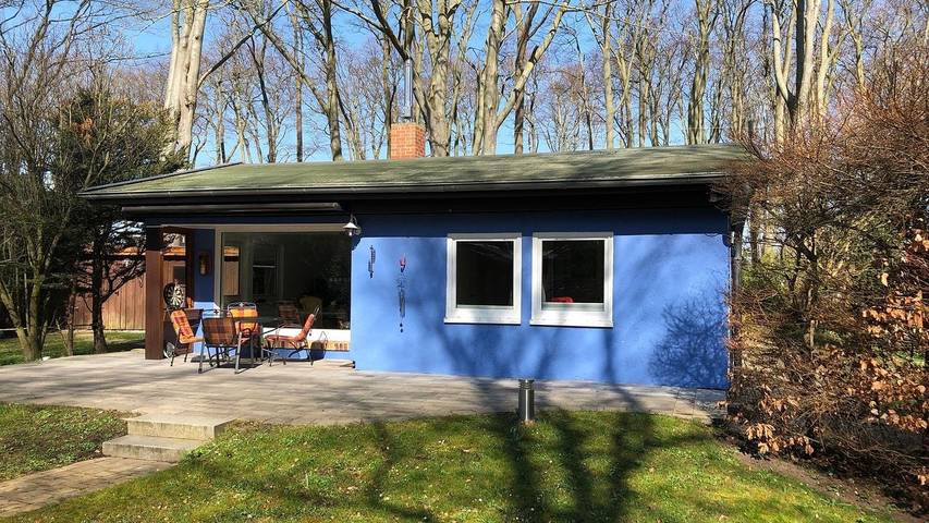Ferienhaus für 6 Personen, mit Sauna und Garten sowie Terrasse in der Rostocker Heide
