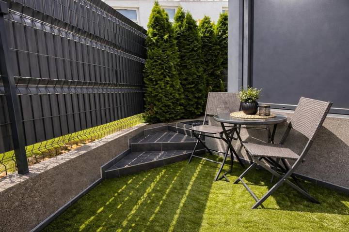 Appartement de vacances pour 3 personnes, avec vue et jardin