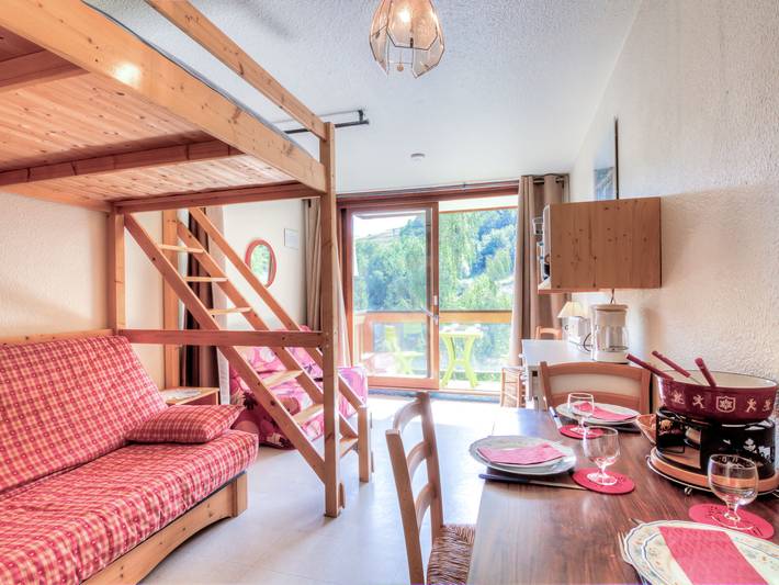 Location de vacances pour 4 personnes, avec balcon dans Le Corbier