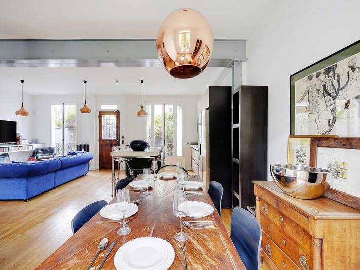Appartement entier, House with garden - 4Br-7P- Asnières-sur-Seine in Asnières-sur-Seine, Hauts-de-Seine