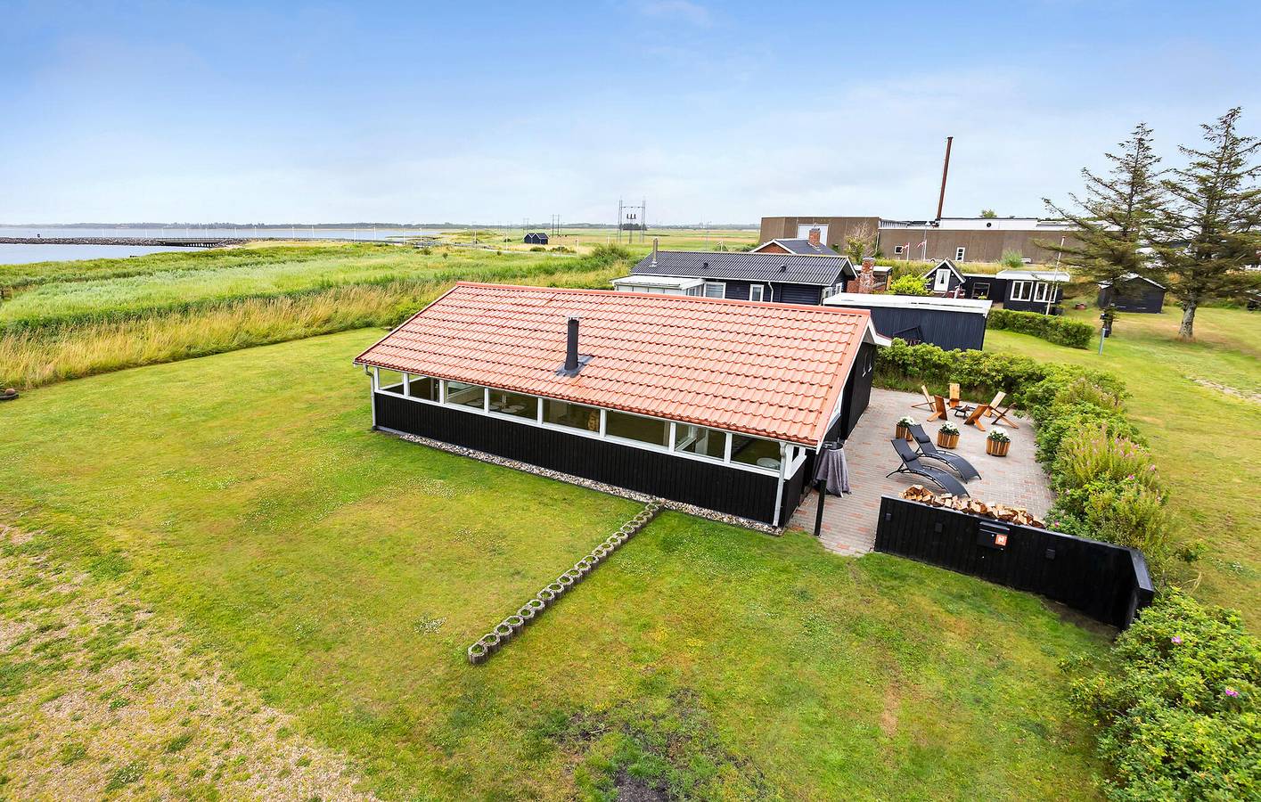 Ferienhaus für 6 Personen mit Terrasse in Handbjerg, Limfjord in Westjütland