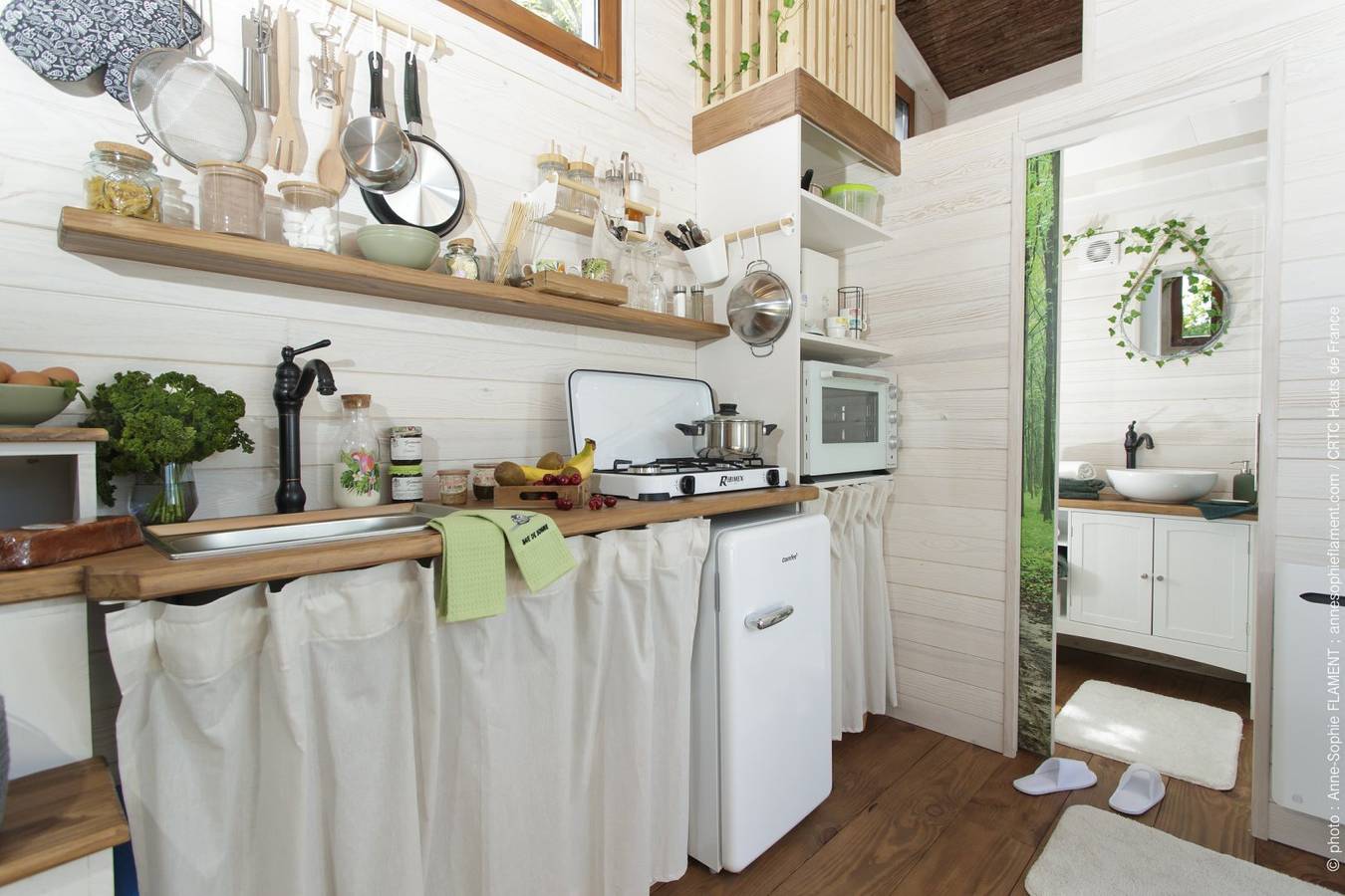 La Tiny house exiguë, Baie de Somme in Saint-Blimont, Région d'Abbeville