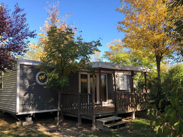 Camping Au Tylo Soleil - Mobilheim 4 personen - 41 Premium Mobil Home O'Hara 914 2 33m² in Dauphin, Regionaler Naturpark Luberon