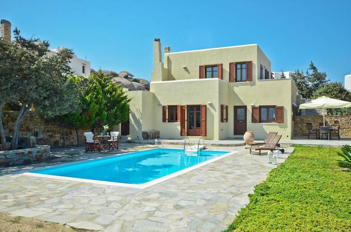 Villa für 6 Personen, mit Seeblick und Garten sowie Meerblick, mit Haustier auf Naxos - 2