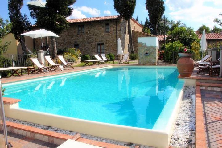 Location de vacances pour 6 personnes, avec Terrasse et Jardin ainsi que Piscine et Vue à Barberino di Mugello - 2