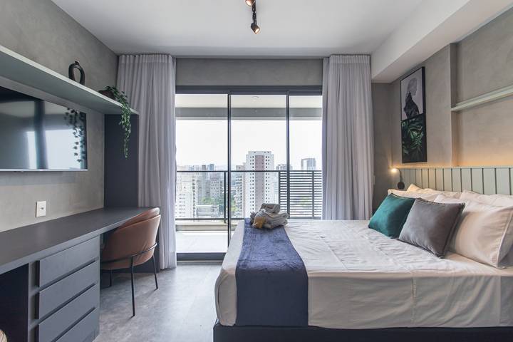 Studio pour 2 personnes, avec piscine et balcon - 1