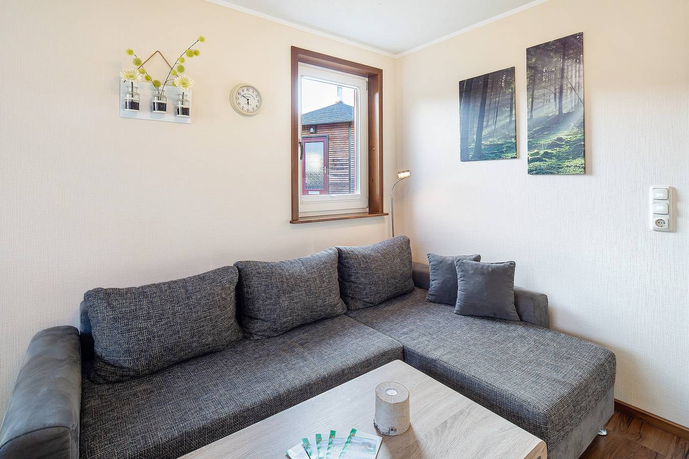 Maison de vacances 'Ferienhaus Blau' avec terrasse privée, jardin privé et Wi-Fi in Hörselberg-Hainich, Hainich
