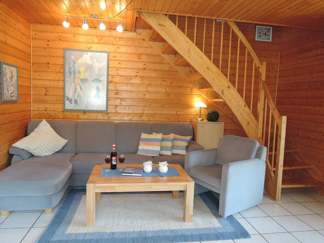 Komfort. Fh Blauvogel 60, Sauna-Waldseebad kostlos in Hasselfelde, Harzvorland