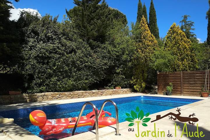 Chambre d’hôte pour 2 personnes, avec Jacuzzi ainsi que Jardin et Piscine