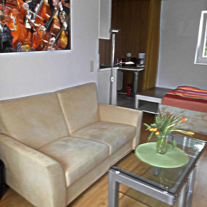 Ferienwohnung, mit Terrasse und Garten sowie Ausblick in Dülmen - 3