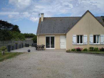 Gîte pour 4 personnes, avec vue et jardin à Grandcamp-Maisy