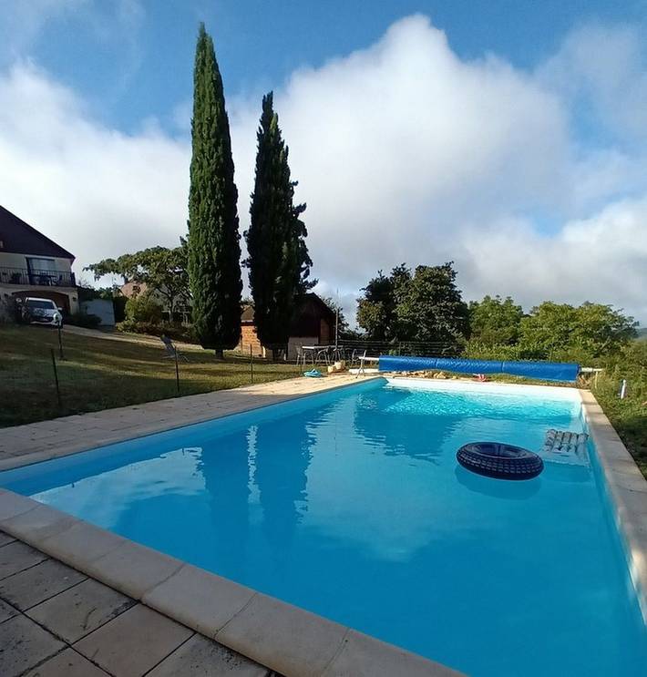 Cottage pour 2 personnes, avec piscine et jardin à Pinsac
