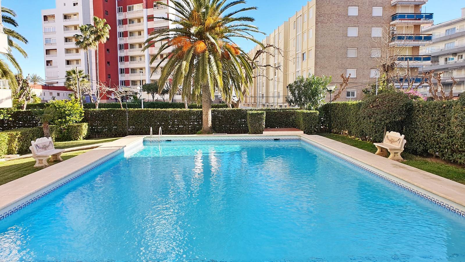 Appartement entier, Appartement de vacances pour 6 personnes avec balcon in Playa de Gandía, Costa de Valencia
