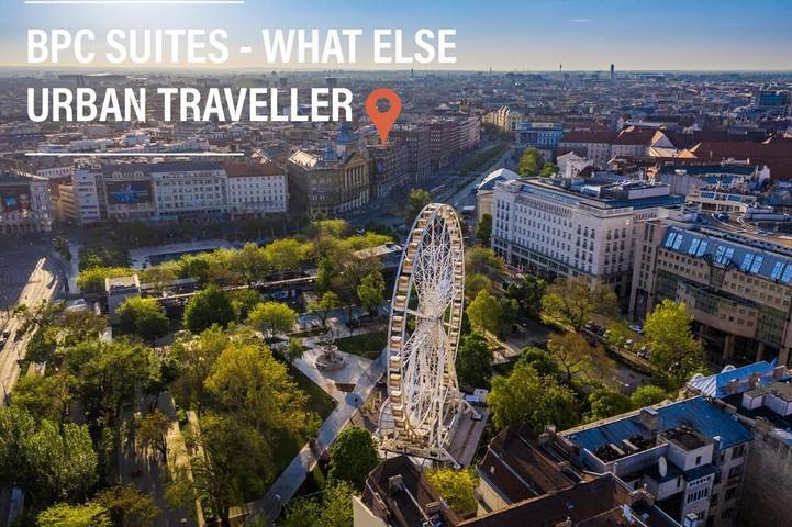 Vakantieappartement voor 4 personen, met balkon en uitzicht in Boedapest