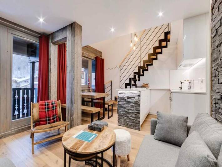 Gîte pour 6 personnes, avec balcon dans Office De Tourisme De Val D Isere - 4