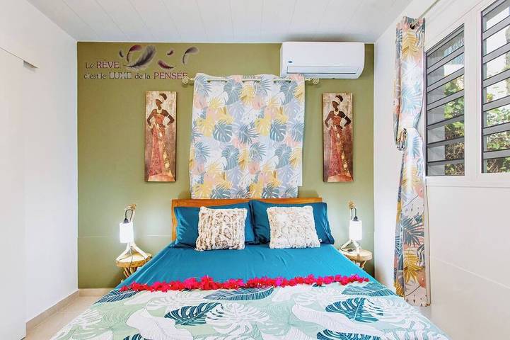 Chalet pour 2 personnes, avec balcon et jardin en Martinique - 2