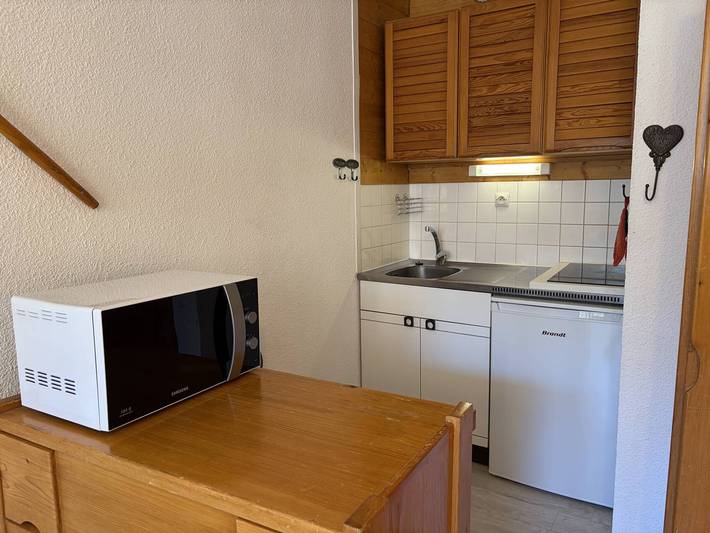 Studio entier, Location Studio 4 pers avec balcon à Plan Peisey in Massif de la Vanoise