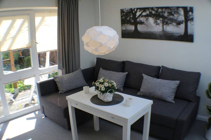 Ganzes Studio, Studio-Apartment „Gretchen“ mit Gemeinschaftsterrasse, Garten und Wlan in Rieseby, Rendsburg-Eckernförde