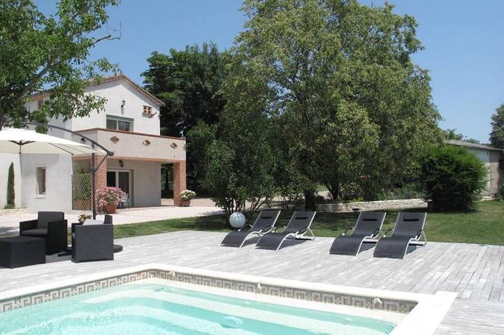 Maison de vacances pour 4 personnes, avec piscine et jardin