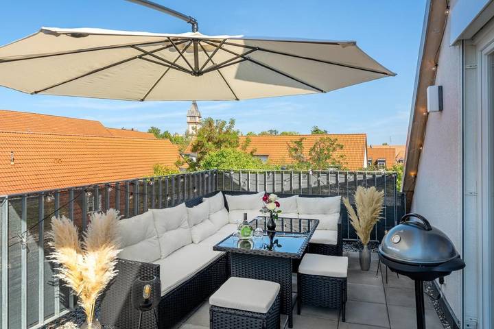 Ferienwohnung für 9 Personen, mit Terrasse in Kitzingen