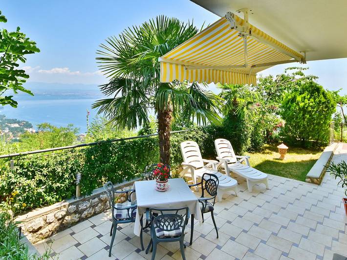 Ferienwohnung für 4 Personen, mit Terrasse und Garten sowie Ausblick in Opatija Riviera - 3