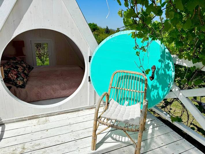 Bungalow für 8 Personen, mit Ausblick und Garten, mit Haustier am Balaton - 4