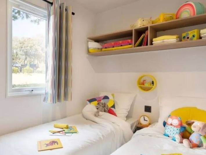 Mobil home pour 6 personnes, avec piscine et terrasse, animaux acceptés à Messanges - 4