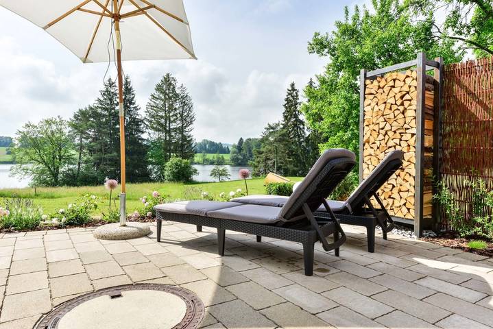 Ferienwohnung für 4 Personen, mit Ausblick und Garten sowie Terrasse - 1