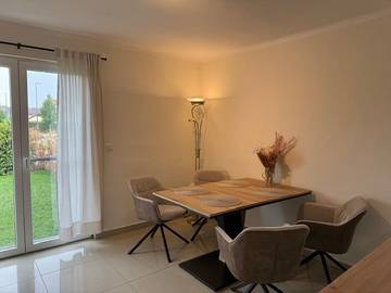 Ferienwohnung für 4 Personen, mit Garten in Rheinebene
