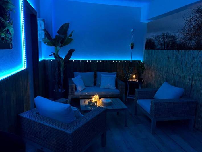 Appartement de vacances pour 4 personnes, avec Balcon ainsi que Jacuzzi et Terrasse