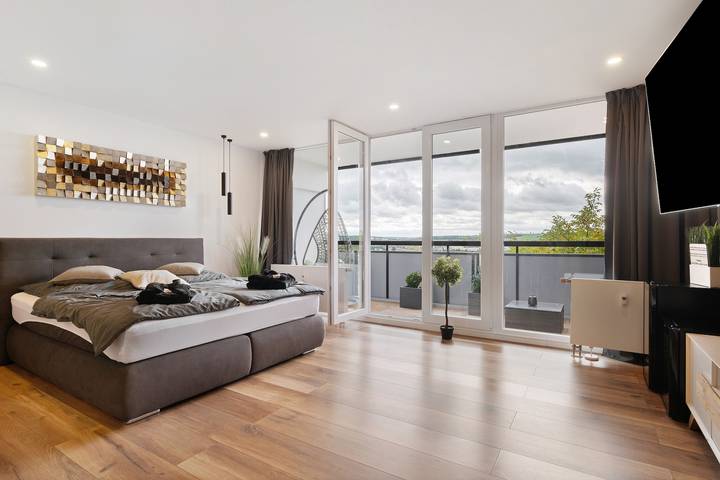 Ferienwohnung für 2 Personen, mit Balkon und Whirlpool sowie Garten in Neckartal-Odenwald Nature Park - 2