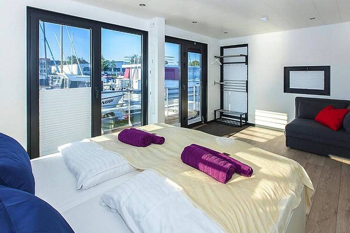 Hausboot für 3 Personen, mit Balkon/Terrasse und Terrasse in Ribnitz-Damgarten - 4