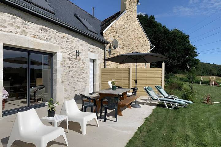 Maison de vacances pour 4 personnes, avec Terrasse et Jardin à Bannalec