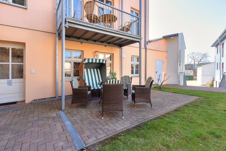 Appartement entier, Villa Bellevue, Whg. 08 in Ahlbeck - Stilvolle Ferienwohnung mit Balkon in Drei Kaiserbäder, Heringsdorf