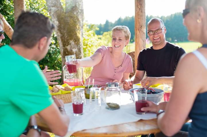 Bauernhof für 2 Personen, mit Balkon und Balkon/Terrasse sowie Garten und Sauna im Allgäu