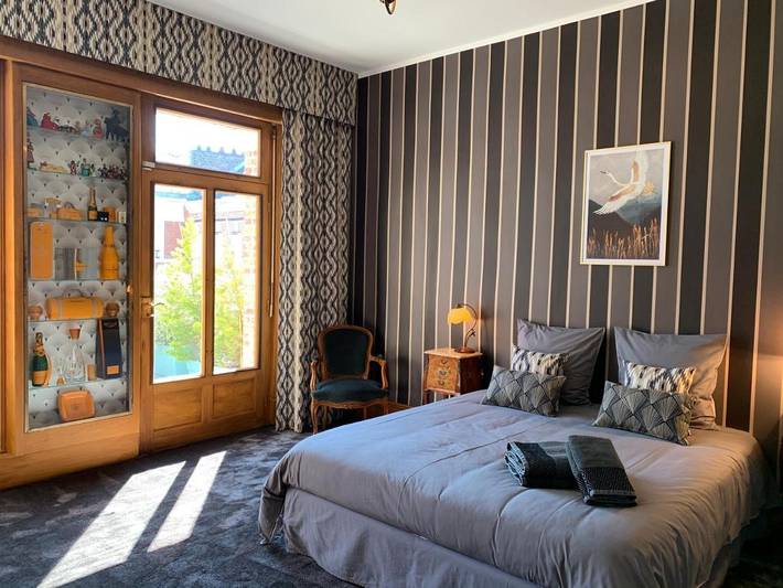 Chambre d’hôte pour 2 personnes, avec Terrasse ainsi que Jardin et Vue