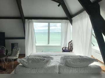 Cottage pour 2 personnes, avec jardin et vue dans Plage Kerurus Plouneour Trez
