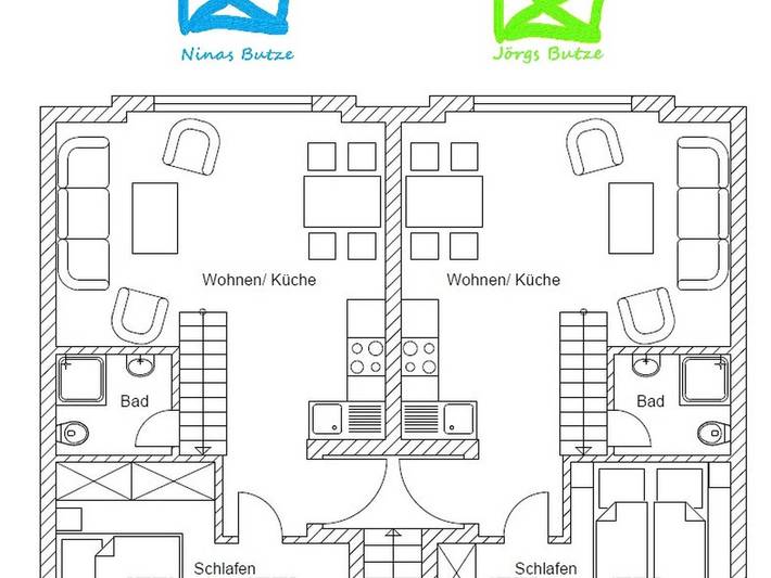 Ganze Ferienwohnung, Ferienwohnung Ninas Butze in Friedrichskoog-Spitze, Friedrichskoog