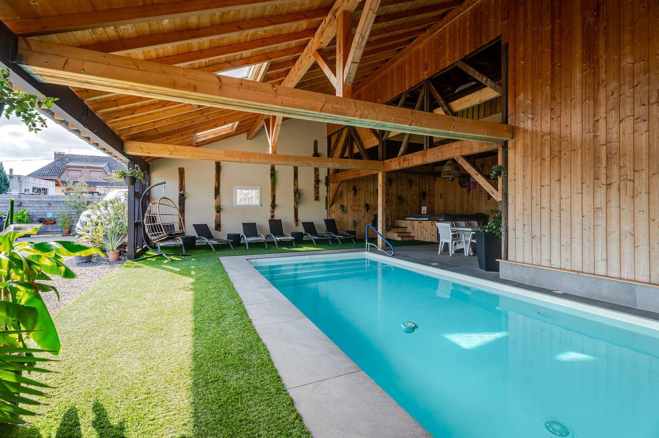 Gîte kymsourit : grand gîte **** avec piscine - sauna in Sand, Région de Sélestat-Erstein