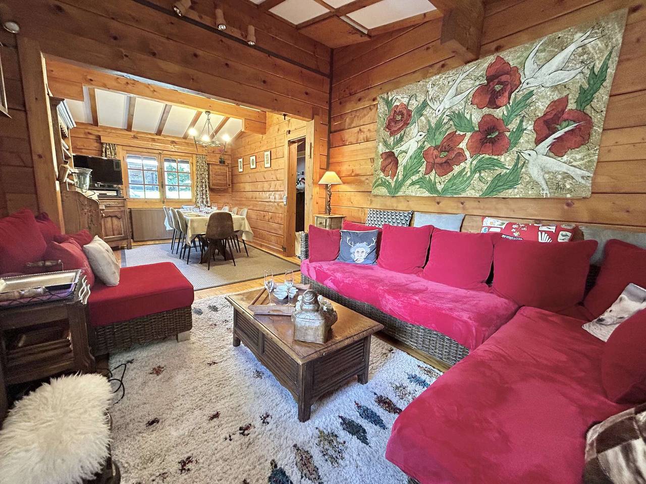 Chalet 6-8 pers, 4 habitaciones, cerca de remontes, parking in Megève, Pays du Mont-Blanc