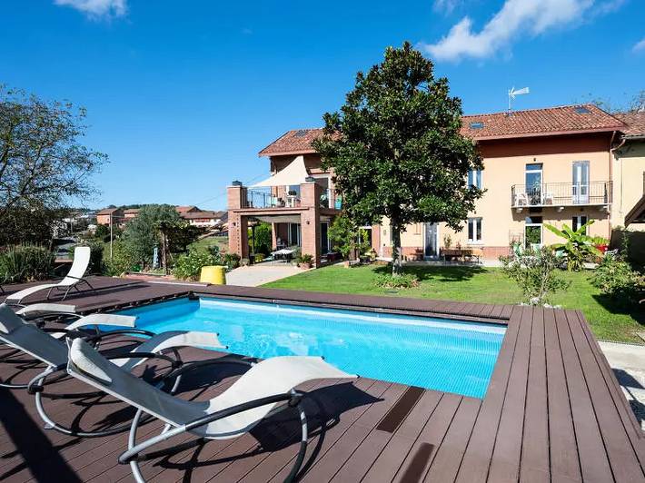 Ferienhaus für 10 Personen, mit Pool und Garten im Piemont