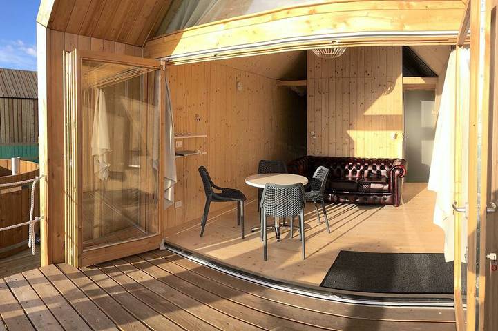 Blockhütte für 5 Personen, mit Terrasse und Garten in England - 3