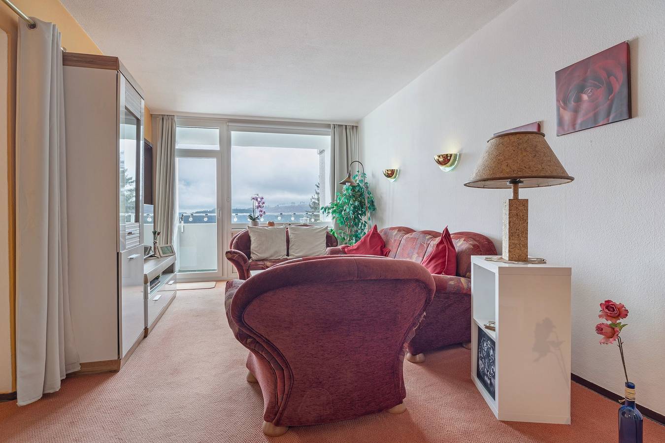 Ganze Wohnung, Ferienwohnung 'Harz Stube' mit Bergblick, Balkon und Wlan in Hahnenklee, Goslar
