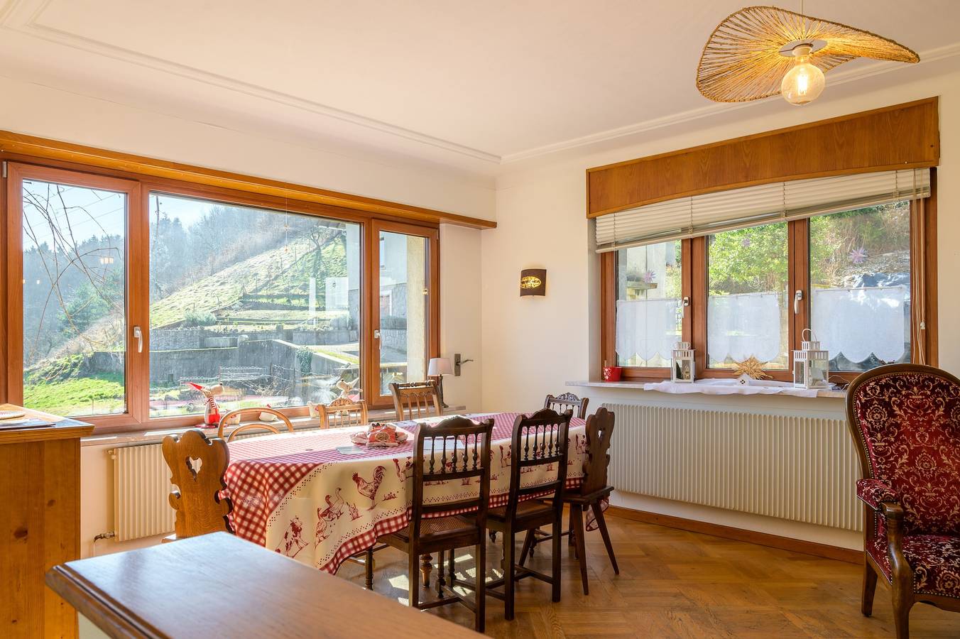 Ferienhaus 'Paradies' mit Bergblick, privater Terrasse und Wi-Fi in Soultzeren, Regionaler Naturpark Belchen der Vogesen