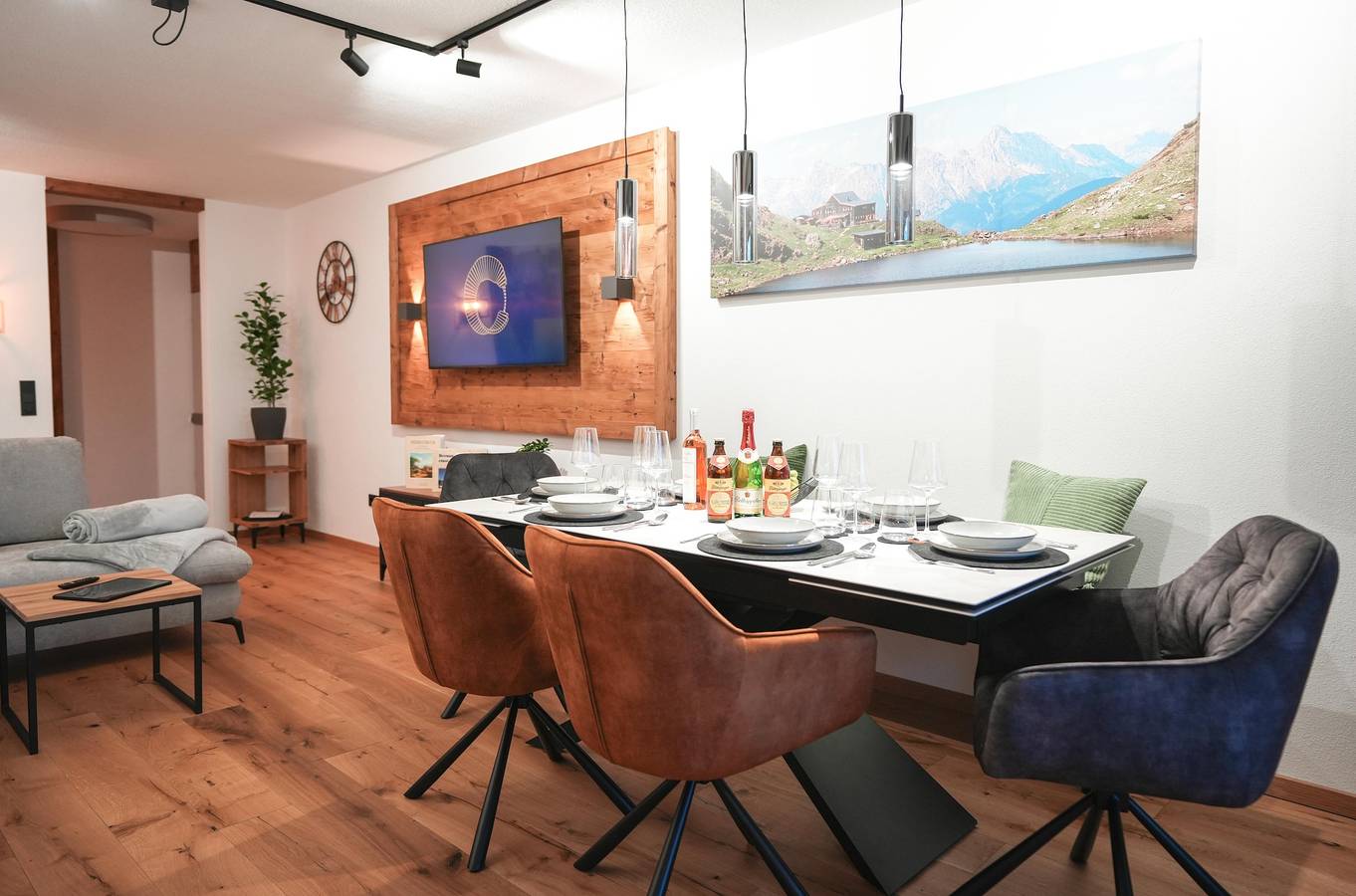 Ganze Ferienwohnung, Ferienwohnung Gipfelblick - Ferienwohnung Gipfelblick mit Balkon, 90qm in Bernau am Chiemsee, Chiemsee