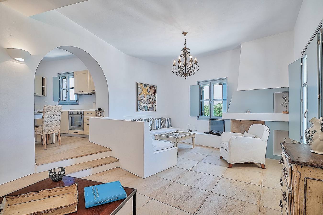 Villa 'Afroditi B' avec vue sur la mer, Wi-Fi et climatisation in Unité régionale de Paros