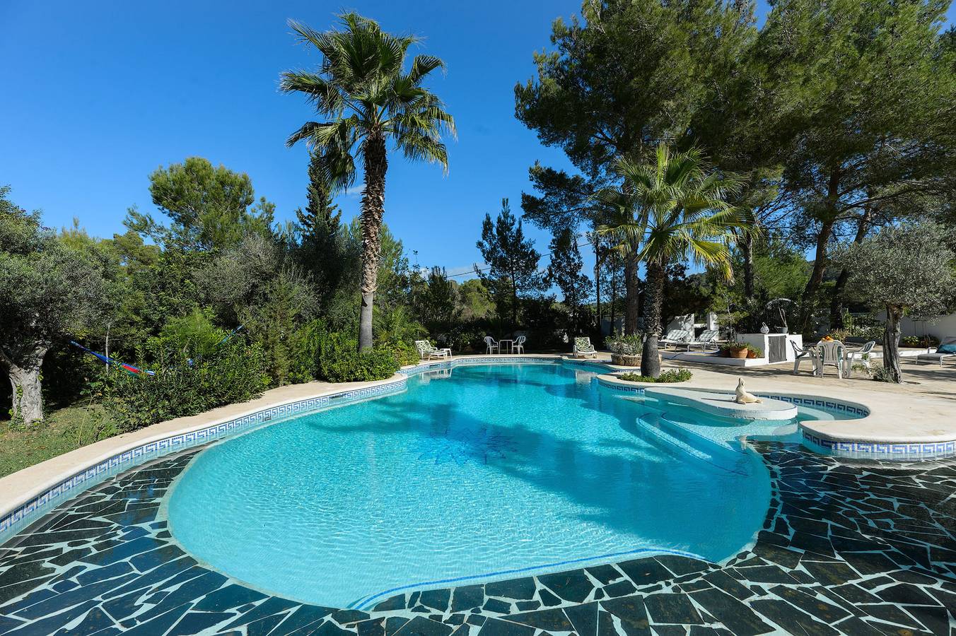 Villa Can Sarrio in Santa Eulària des Riu, Ibiza Este