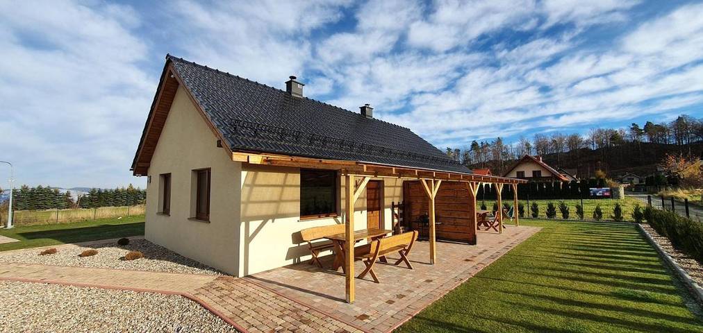Ferienhaus für 6 Personen, mit Ausblick und Garten sowie Terrasse, mit Haustier in Niederschlesien