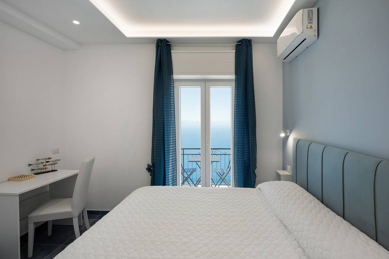 Zimmer 'Camera Furore Sea View' mit Meerblick, Wlan und Klimaanlage in San Michele (Salerno), Amalfiküste