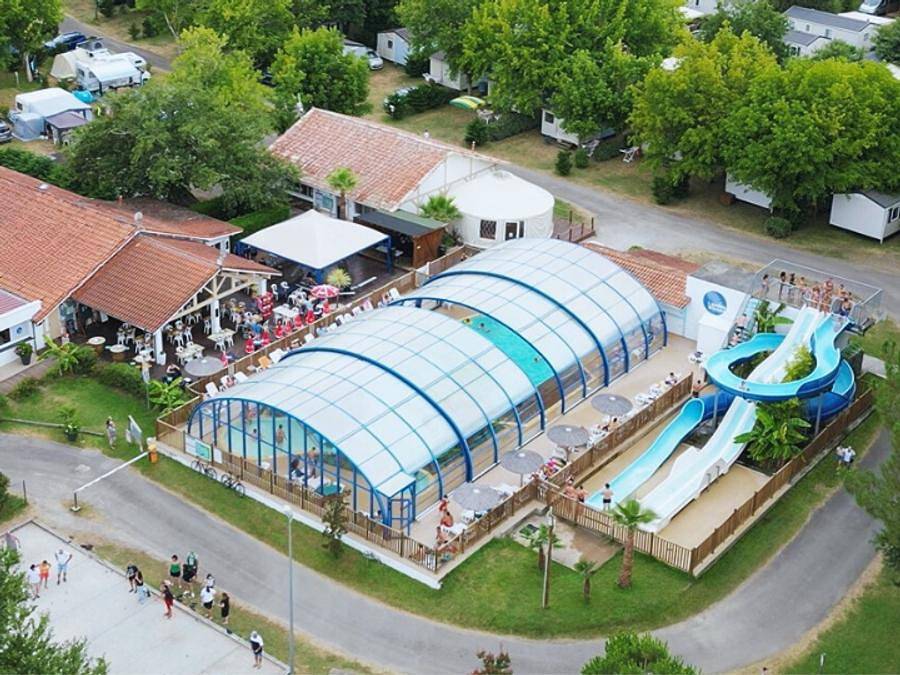 Camping Landes Bleues - Mobilheim 8 personen - 4 Zimmer in Aureilhan, Côte d’Argent